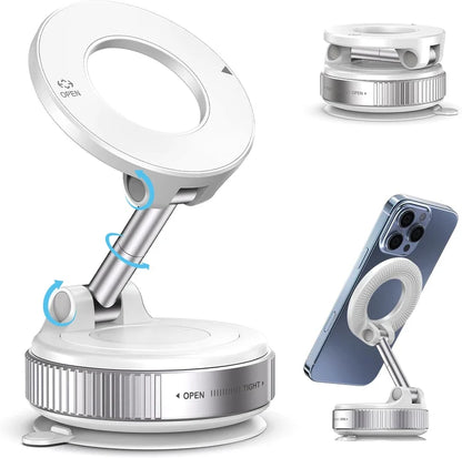 MimiMarket Upgraded 360° Vacuum Magnetic Phone Holders for Car